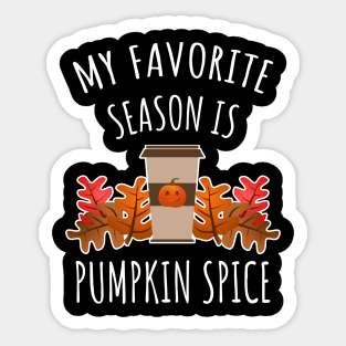 Pumpkin Spice Season Sticker